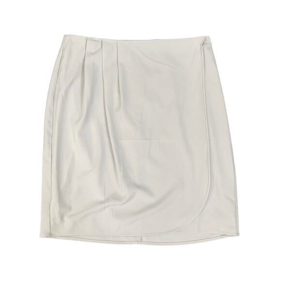 Banana Republic Skirt Womens 6 Gray Soft Pleat Back Zip Performance Golf - Picture 1 of 11
